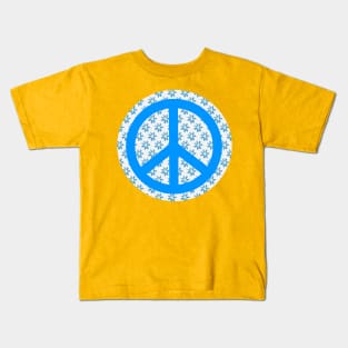 FLOWER Children Peace Sign Kids T-Shirt